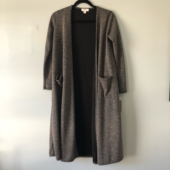 LuLaRoe Sweaters - LULAROE Sarah Striped Duster Sweater NWT